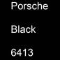 Preview: Porsche, Black, 6413.