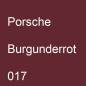 Preview: Porsche, Burgunderrot, 017.