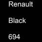 Preview: Renault, Black, 694.