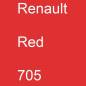 Preview: Renault, Red, 705.