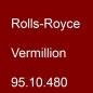 Preview: Rolls-Royce, Vermillion, 95.10.480.