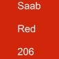 Preview: Saab, Red, 206.