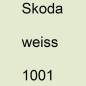 Preview: Skoda, weiss, 1001.