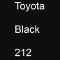 Preview: Toyota, Black, 212.