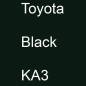 Preview: Toyota, Black, KA3.