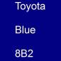 Preview: Toyota, Blue, 8B2.