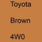 Preview: Toyota, Brown, 4W0.