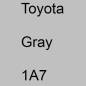 Preview: Toyota, Gray, 1A7.