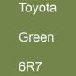 Preview: Toyota, Green, 6R7.