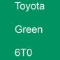 Preview: Toyota, Green, 6T0.