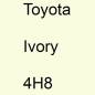 Preview: Toyota, Ivory, 4H8.