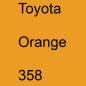 Preview: Toyota, Orange, 358.