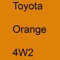 Preview: Toyota, Orange, 4W2.