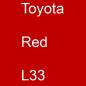 Preview: Toyota, Red, L33.