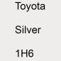 Preview: Toyota, Silver, 1H6.