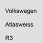 Preview: Volkswagen, Atlasweiss, R3.