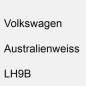 Preview: Volkswagen, Australienweiss, LH9B.