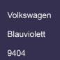 Preview: Volkswagen, Blauviolett, 9404.