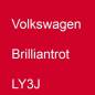 Preview: Volkswagen, Brilliantrot, LY3J.