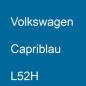 Preview: Volkswagen, Capriblau, L52H.