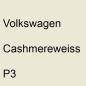 Preview: Volkswagen, Cashmereweiss, P3.