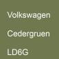 Preview: Volkswagen, Cedergruen, LD6G.