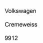 Preview: Volkswagen, Cremeweiss, 9912.