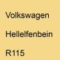 Preview: Volkswagen, Hellelfenbein, R115.