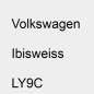 Preview: Volkswagen, Ibisweiss, LY9C.