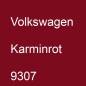 Preview: Volkswagen, Karminrot, 9307.