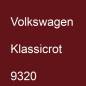 Preview: Volkswagen, Klassicrot, 9320.