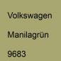 Preview: Volkswagen, Manilagrün, 9683.