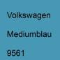 Preview: Volkswagen, Mediumblau, 9561.