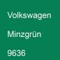 Preview: Volkswagen, Minzgrün, 9636.