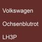 Preview: Volkswagen, Ochsenblutrot, LH3P.