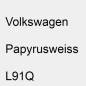 Preview: Volkswagen, Papyrusweiss, L91Q.