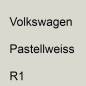 Preview: Volkswagen, Pastellweiss, R1.