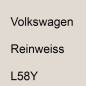 Preview: Volkswagen, Reinweiss, L58Y.