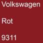 Preview: Volkswagen, Rot, 9311.