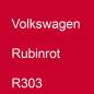 Preview: Volkswagen, Rubinrot, R303.