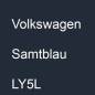 Preview: Volkswagen, Samtblau, LY5L.