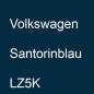 Preview: Volkswagen, Santorinblau, LZ5K.