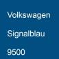 Preview: Volkswagen, Signalblau, 9500.