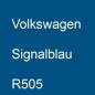 Preview: Volkswagen, Signalblau, R505.