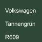 Preview: Volkswagen, Tannengrün, R609.