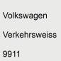 Preview: Volkswagen, Verkehrsweiss, 9911.