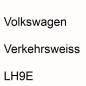 Preview: Volkswagen, Verkehrsweiss, LH9E.