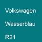 Preview: Volkswagen, Wasserblau, R21.