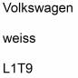 Preview: Volkswagen, weiss, L1T9.