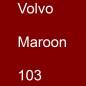 Preview: Volvo, Maroon, 103.